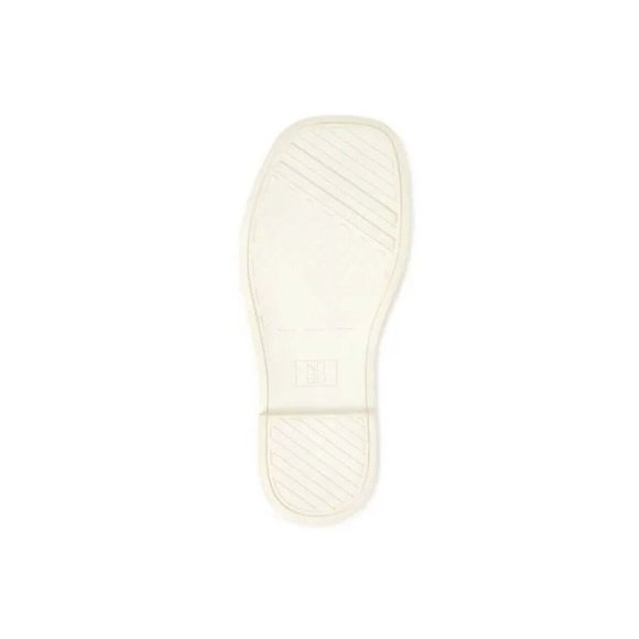 Thong Flip Flops Sandal White Floatie Chunky Puffy Cushion Comfort Sole Y2K Sz 8 - Picture 2 of 2